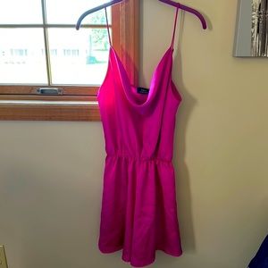 Hot pink romper